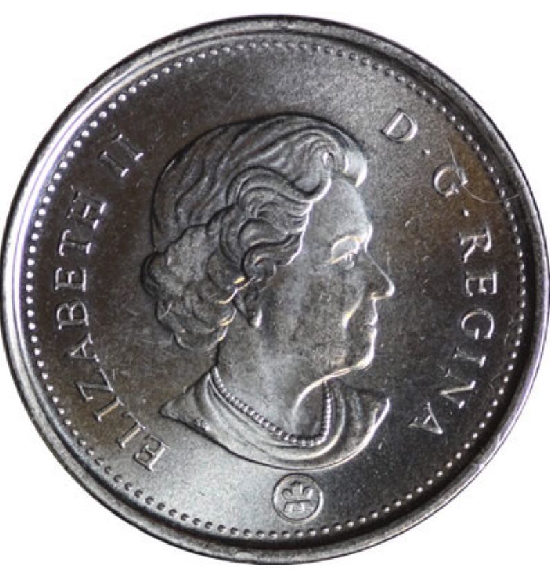 2008L Canadian Five Cent Coin  coin collectible - Main Image 2