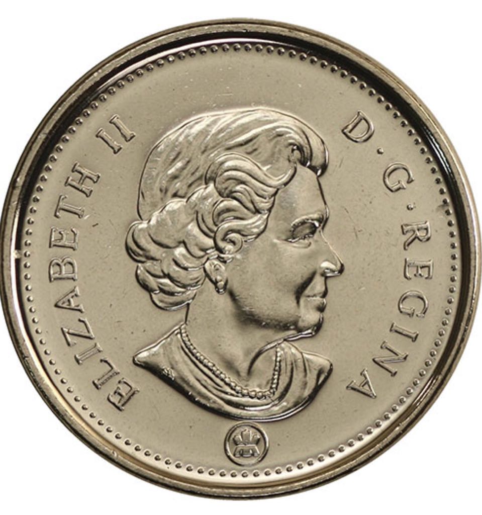 2011L Canadian Five Cent Coin  coin collectible - Main Image 2