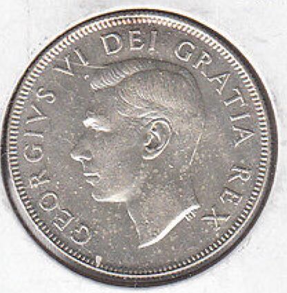 1952 Canadian Ten Cent Silver Coin  coin collectible - Main Image 2