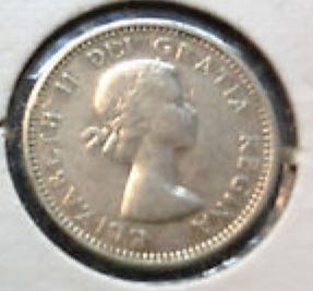 1962 Canadian Ten Cent Silver Coin  coin collectible - Main Image 2