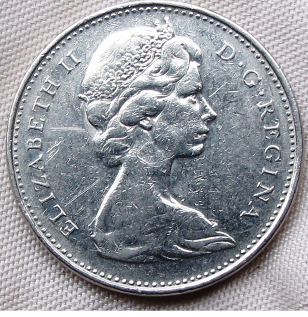1973 Candian Ten Cent Nickel Coin  coin collectible - Main Image 2