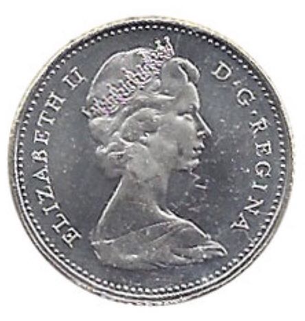 1974 Canadian Ten Cent Nickel Coin  coin collectible - Main Image 2