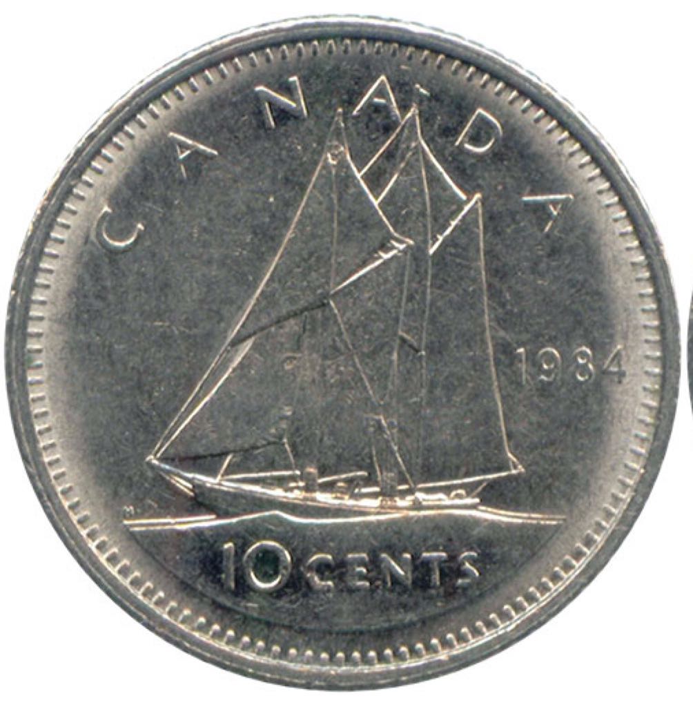 Canada 10 Cent coin collectible - Main Image 1