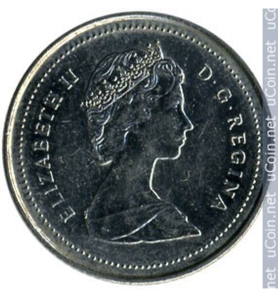 1988 Canadian Ten Cent Nickel Dime  coin collectible - Main Image 2