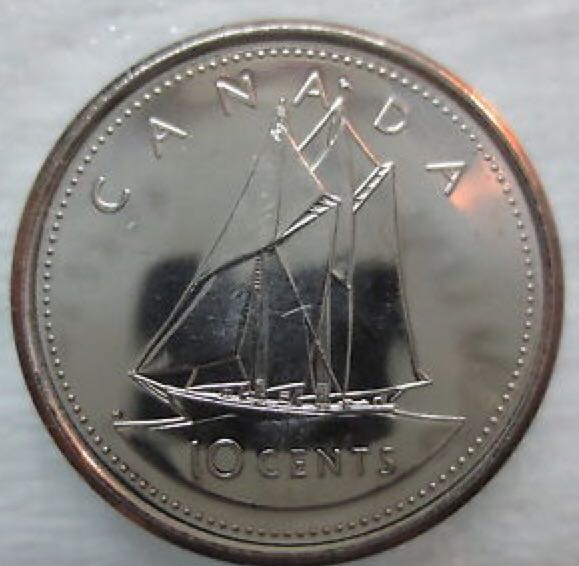 2002P (1952) Ten Cent Steel Dime  coin collectible - Main Image 2