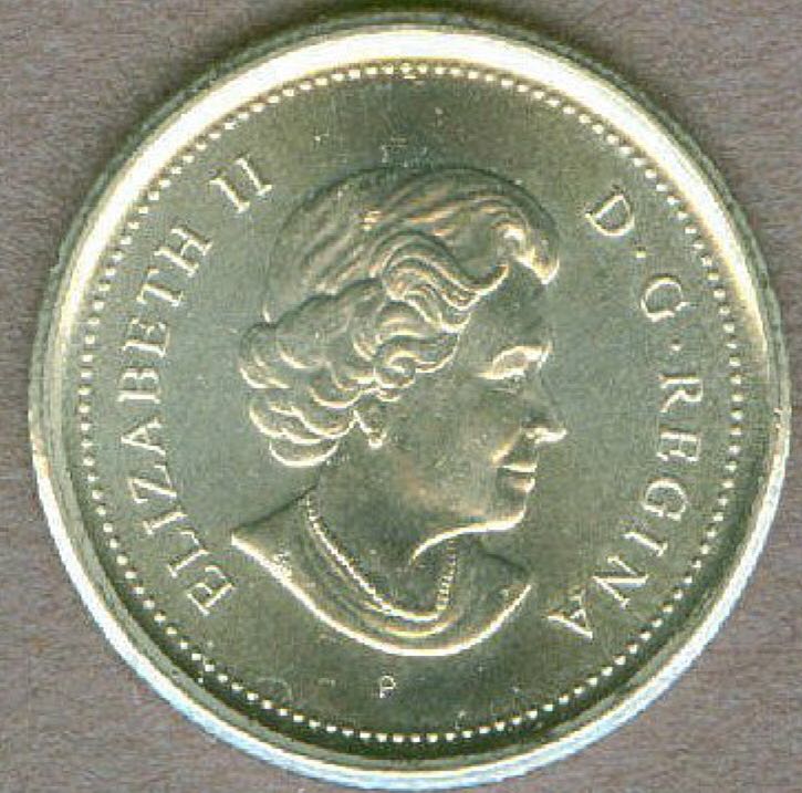 2005P Canadian Ten Cent Steel Dime  coin collectible - Main Image 2