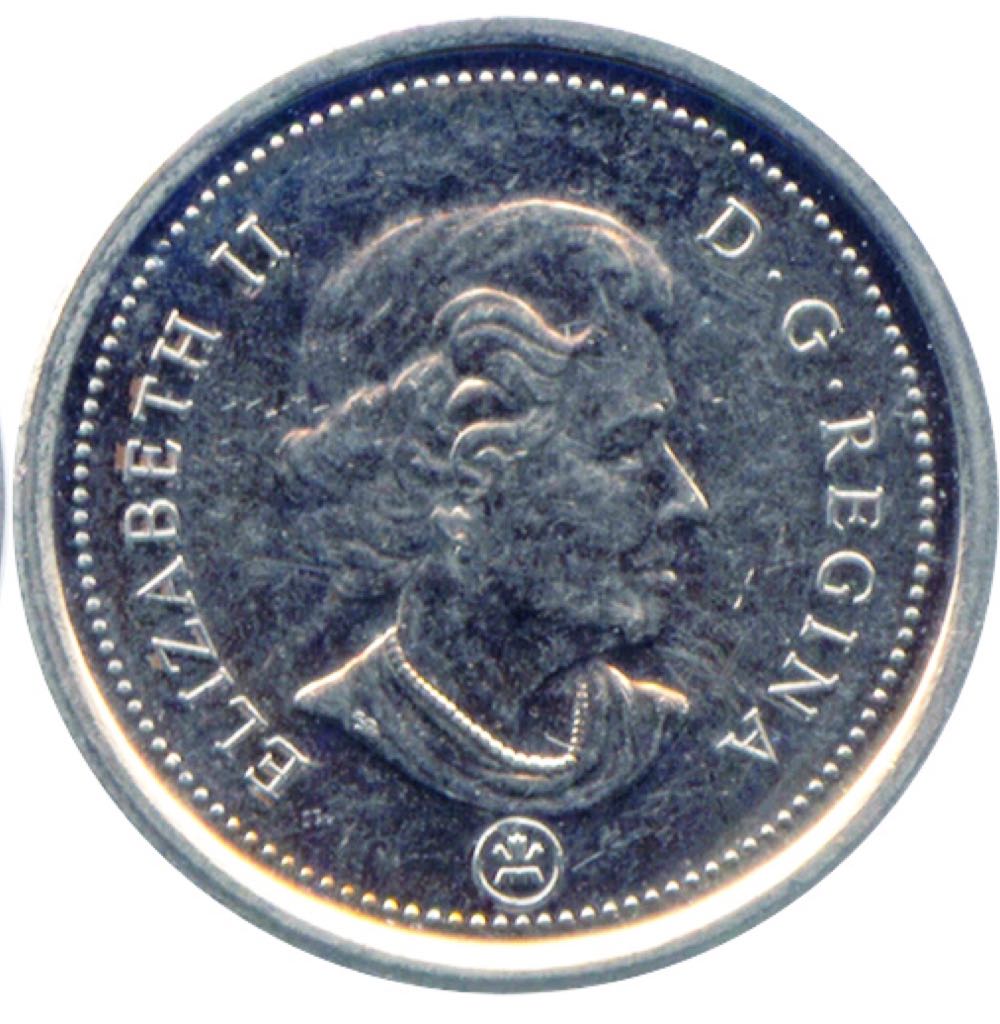 2009L Canadian Ten Cent Dime  coin collectible - Main Image 2