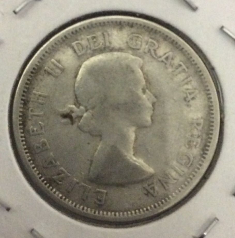 1953 Canadian NSF LD Twenty Five Cent Silver Quarter   coin collectible - Main Image 2