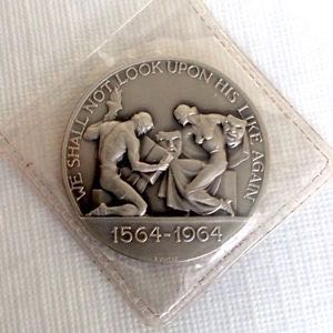William Shakespeare 400th Anniversary Medal  coin collectible - Main Image 2