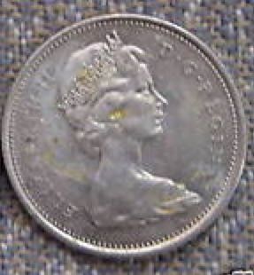 1967 (1867) Canadian Twenty Five Cent Silver Quarter  coin collectible - Main Image 2