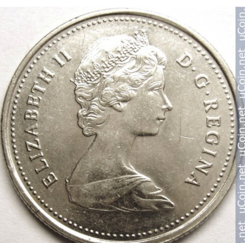 1981 Canadian Twenty Five Cent Nickel Quarter  coin collectible - Main Image 2