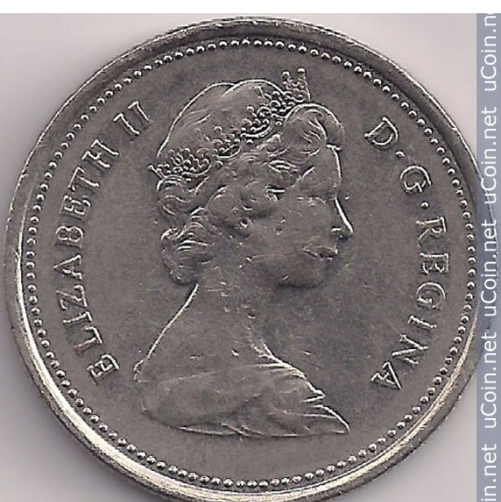 1986 Canadian Twenty Five Cent Nickel Quarter  coin collectible - Main Image 2