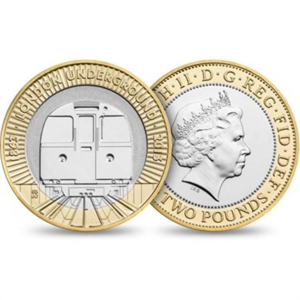 150th Anniversary Of The London Underground Train Design   coin collectible - Main Image 2