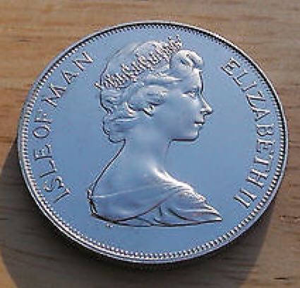 One Crown - Isle of Man - Silver Jubilee  coin collectible - Main Image 2