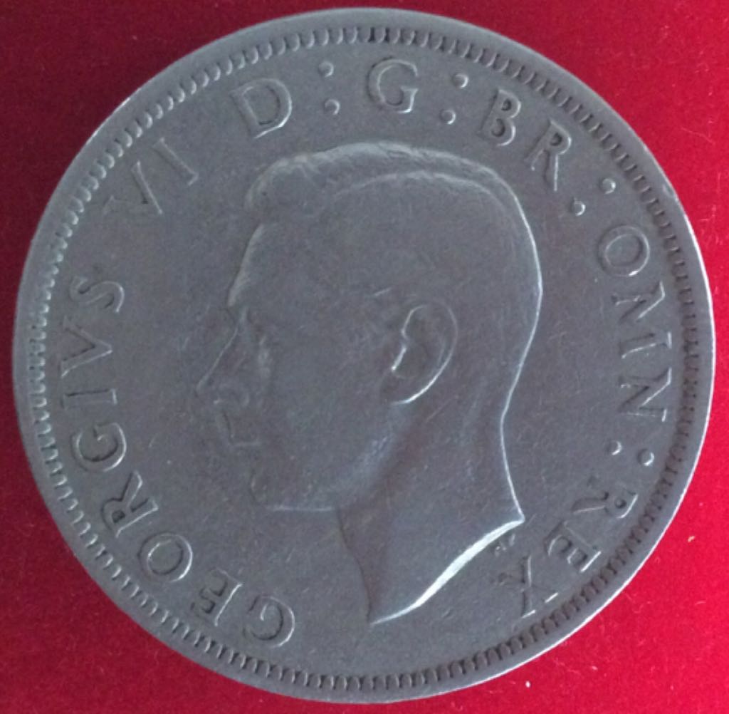 1949 Half Crown  coin collectible - Main Image 2