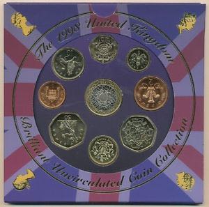 The 1998 United Kingdom Brilliant Uncirculated Coin Collection  coin collectible - Main Image 2
