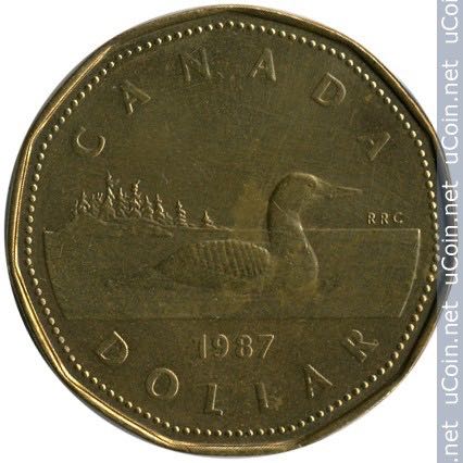 Canada 1 Dollar, 1987  coin collectible - Main Image 2