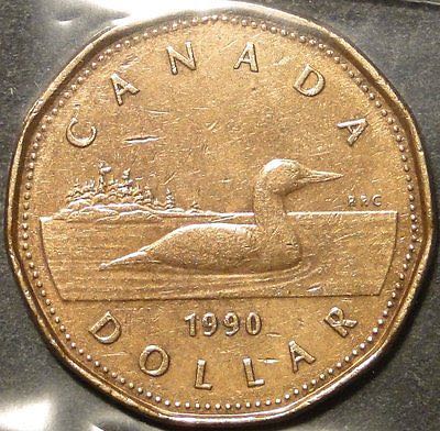 Canada 1 Dollar, 1990  coin collectible - Main Image 2