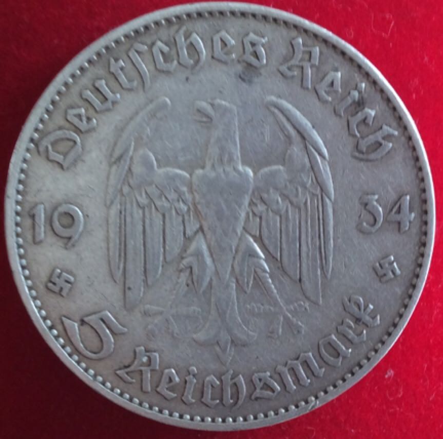 1957 Spain 5 Pesetas