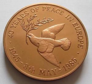 Britannia - 40th Anniversary Of The End Of World War II  coin collectible - Main Image 2