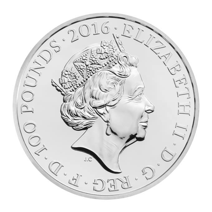 Trafalgar Square £100  coin collectible - Main Image 2