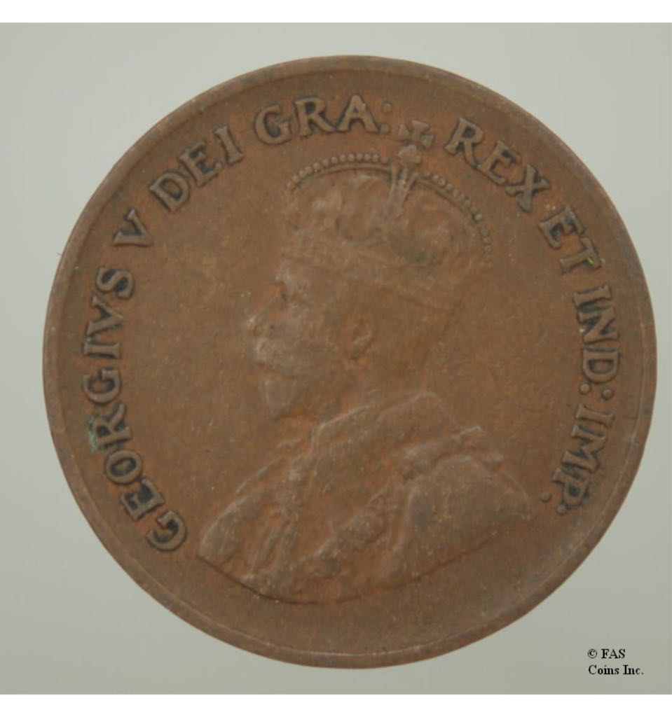 1932 Canadian Penny  coin collectible - Main Image 2