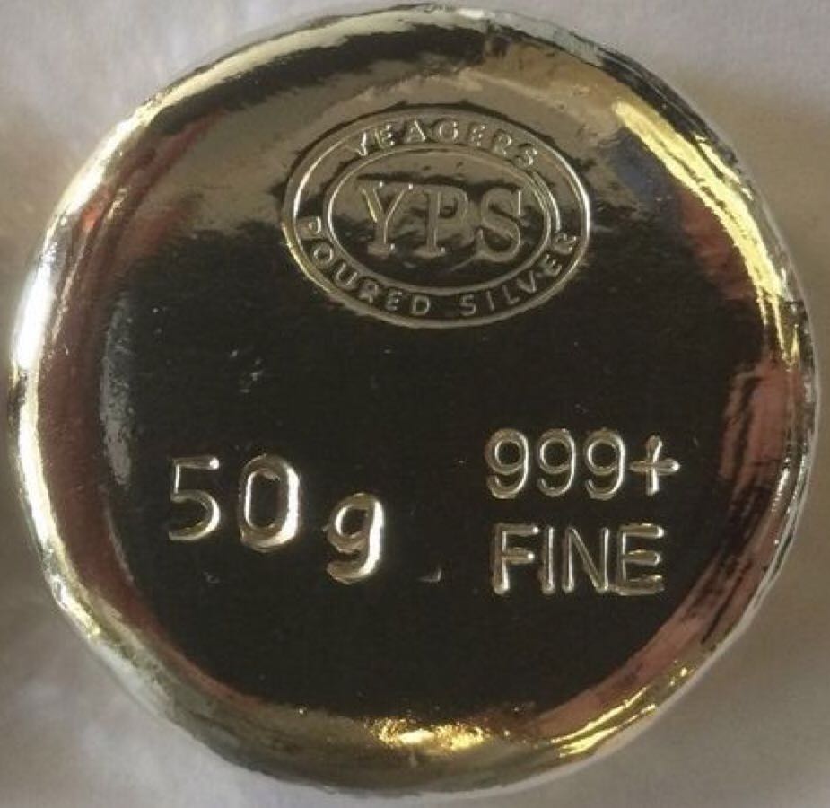 Plata Muerta (Dead silver) 50g  coin collectible - Main Image 2