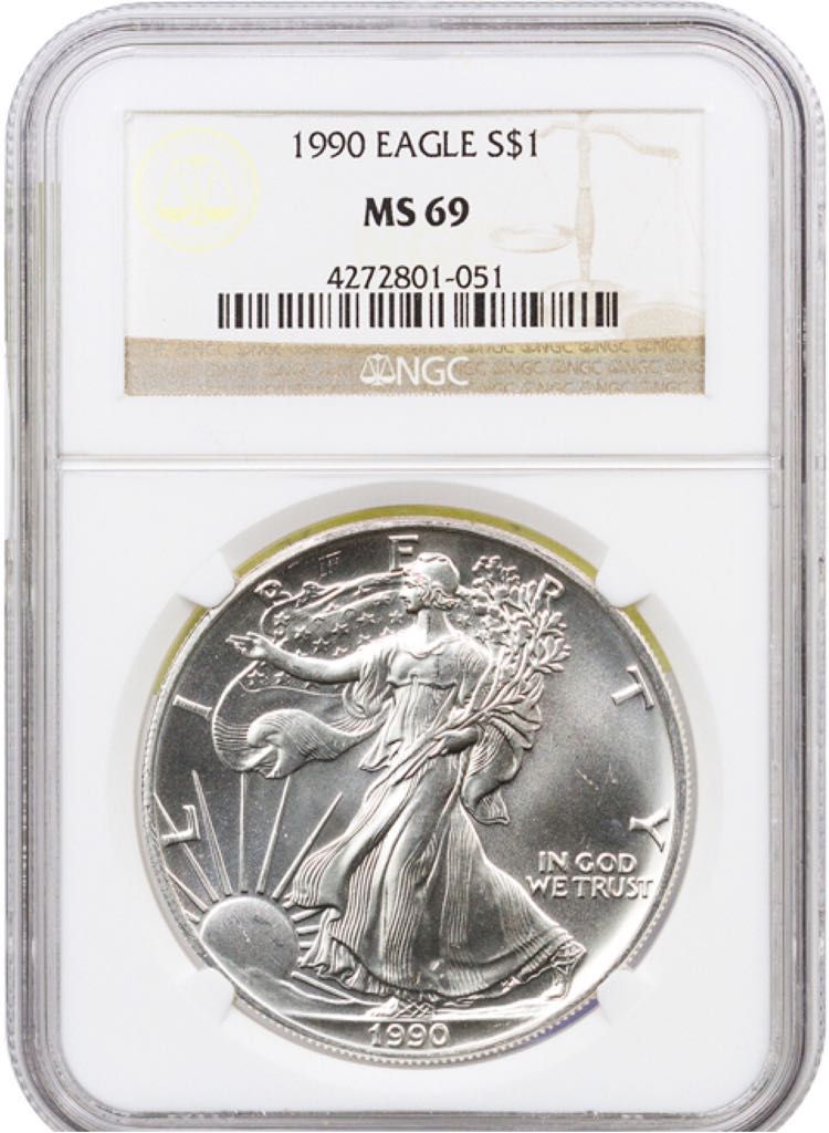 American Eagle 1990 coin collectible - Main Image 1