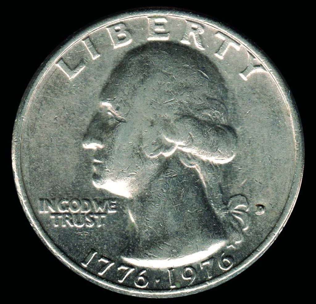 1976 George Washington Quarter Dollar D  coin collectible - Main Image 2