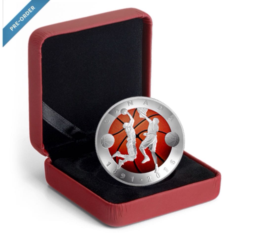 125th Anniversary of the Invention of Basketball coin collectible - Main Image 1