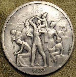 350th Anniversary Of The Mayflower And The Pilgrim Fathers  coin collectible - Main Image 2