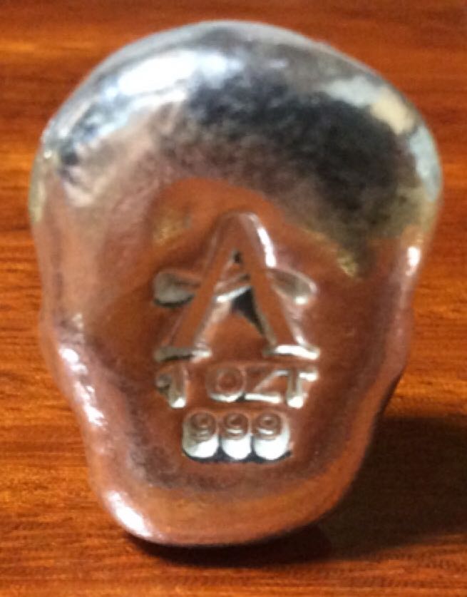 Atlantis 1oz Skull  coin collectible - Main Image 2