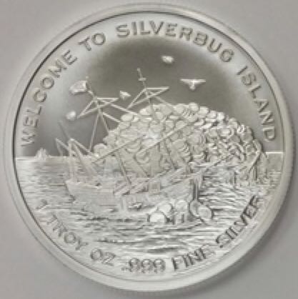 Silverbug Island #2 Kraken  coin collectible - Main Image 2
