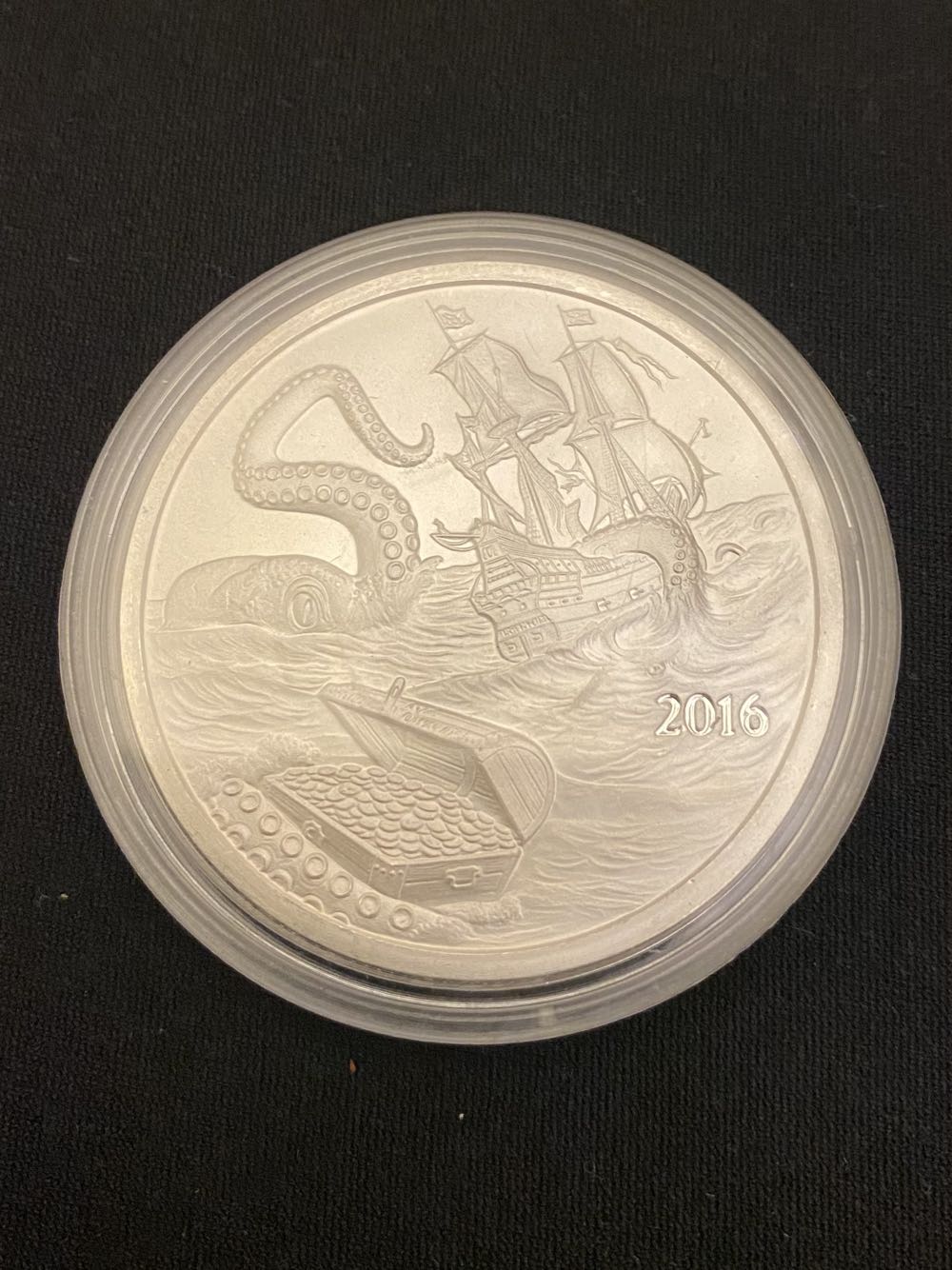 Silverbug Island #2 Kraken  coin collectible - Main Image 3