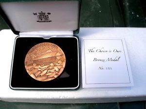 Choice Is Ours Medal, The  coin collectible - Main Image 2
