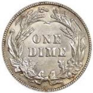Dime - Barber Liberty Head  coin collectible - Main Image 2