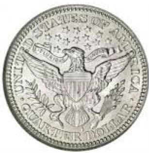 Quarter - Barber Liberty Head  coin collectible - Main Image 2