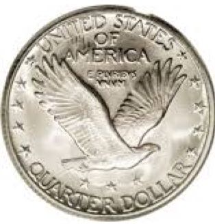 Quarter - Standing Liberty, Type III  coin collectible - Main Image 2