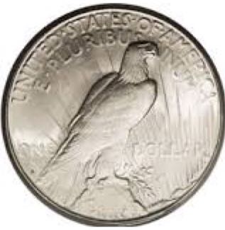 Large Dollar - Peace, Type II  coin collectible - Main Image 2
