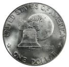 Large Dollar - Eisenhower Clad Bicentennial Reverse, Type I  coin collectible - Main Image 2