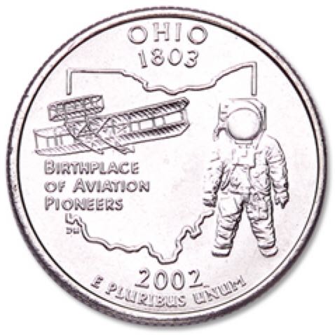 Quarter - Washington Ohio Reverse  coin collectible - Main Image 2