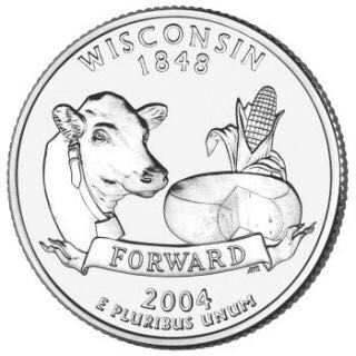 Quarter - Washington Wisconsin Reverse  coin collectible - Main Image 2