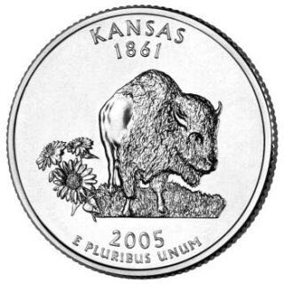 Quarter - Washington Kansas Reverse  coin collectible - Main Image 2