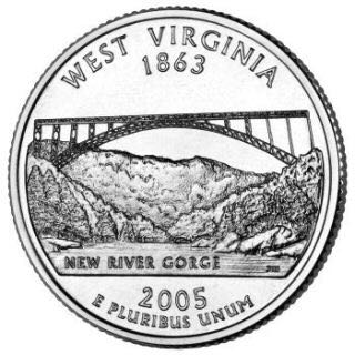 Quarter - Washington West Virginia Reverse  coin collectible - Main Image 2