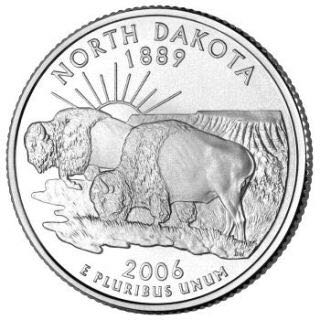 Quarter - Washington North Dakota Reverse  coin collectible - Main Image 2