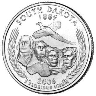 Quarter - Washington South Dakota Reverse  coin collectible - Main Image 2