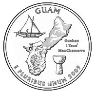 Quarter - Washington Guam Reverse  coin collectible - Main Image 2