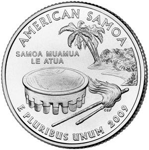 Quarter - Washington American Samoa Reverse  coin collectible - Main Image 2