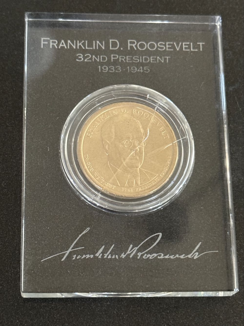 Dollar Presidential Golden 32nd  coin collectible - Main Image 3