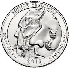 Quarter - Washington Mount Rushmore Reverse  coin collectible - Main Image 2